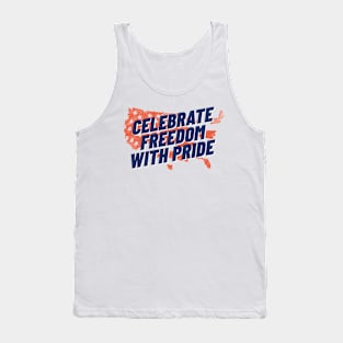 Celebrate Freedom with pride 4th of July Celebration T shirt Tank Top